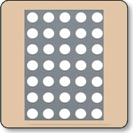 17.78mm (0.7 Inch) White 5x7 Dot Matrix