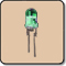 0.5W 5mm LED Diodes - 5mm Power LED Green