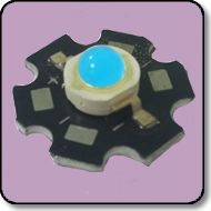 5W High Power Blue LED 60 Degree With Heat Sink