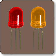 10mm Bicolor LED - Red & Amber