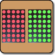  2.09 Inch 5x7 Dot Matrix LED - Bicolor Red & Green