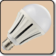 150W A21 Warm White LED Bulb