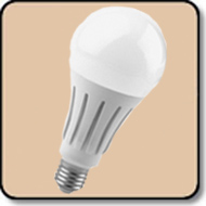 A23 200W LED Bulb  Warm White 2860 Lumens