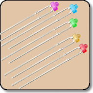 1.8mm Purple LED Milky Len