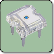 4-PIN LED Flat Len - Super Blue