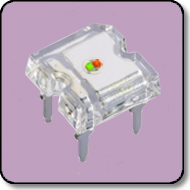 4 PIN Green Red LED Flat Len (160 Deg.) Cathode
