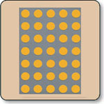 Dot Matrix LED - 5x7 Super Yellow 17.78mm (0.7 Inch)