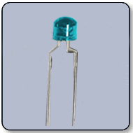 4mm Sun Bright Blue LED 130 Degree