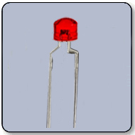 4mm Super Bright Red LED 145 Degree