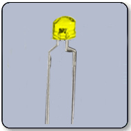 4mm Super Bright Yellow LED 145 Degree