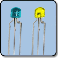 Bicolor LED Blue & Yellow Anode 145 Degree