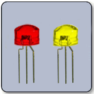 5mm Bicolor Red & Amber LED Anode 145 Degree