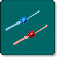 1.8mm Bicolor Axial Blue & Red SMD LED