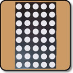 White Dot Matrix - 5x8 Cathode Row Display