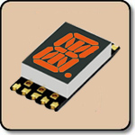 SMD Alpha Numeric Orange LED Display -  0.56 Inch (14.20mm) Anode