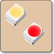 Bicolor Warm White PLCC SMD LED - Warm White & Red