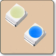 BiColor PLCC LED SMD - White & Blue 
