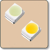 Bi-Color LED PLCC SMD - White & Yellow