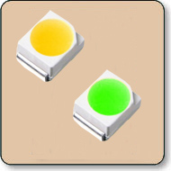 BiColor LED PLCC SMD - Green & Yellow