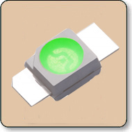 Reverse Mount SMD LED - Super GREEN
