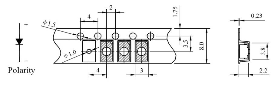 A drawing of a line of circles and lines

Description automatically generated