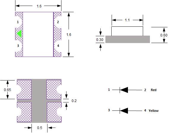 A diagram of a rectangular object
Description automatically generated with medium confidence